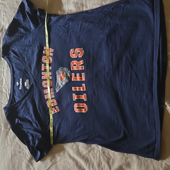 🏒 NHL Fanatics Edmonton Oilers Women's V-Neck T-Shirt – Size US M 🧡 - Picture 6 of 7